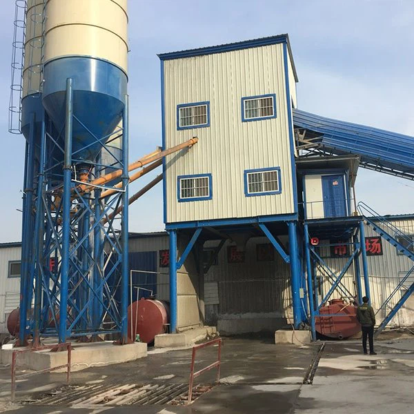 60cbm Fixed Concrete Mixing Station with Sicoma Mixer
