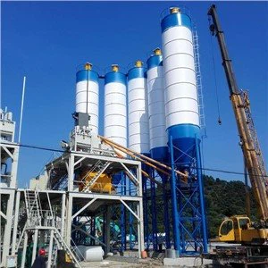 Efficient Central Mixing Hzs90 Belt Conveyor Concrete Batching Plant
